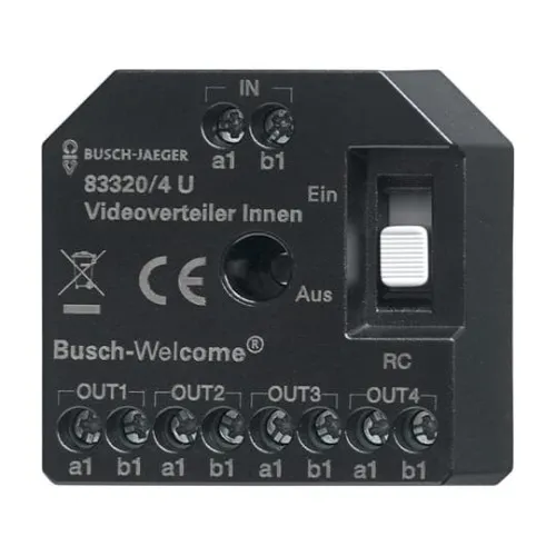Busch-Jaeger Répartiteur vidéo actif 83320/4 U