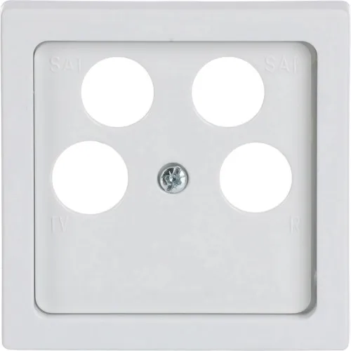 Busch-Jaeger plaque centrale blanc studio 1743/10-04-84