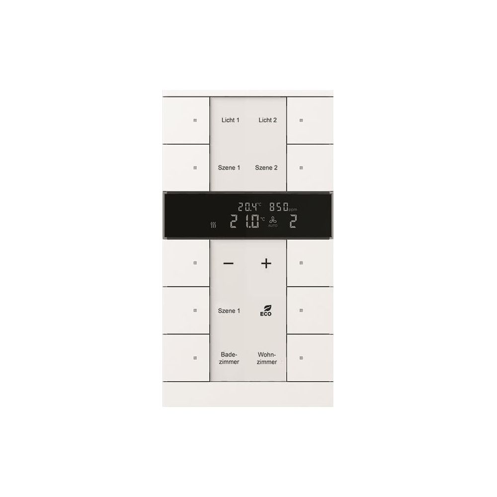 Régulateur de température Busch-Jaeger 6330/118 SBC/U10.0.11-84 avec capteurs CO₂ et humidité