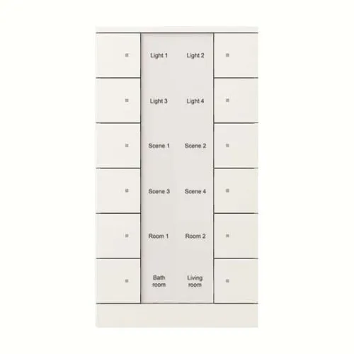 Busch-Jaeger 12f. Élément de commande SB/U12.0.1-884 blanc studio mat