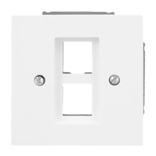 Busch-Jaeger plaque centrale avec bague de support 2561-02-44G