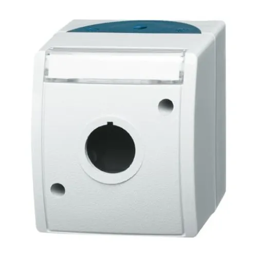 Busch-Jaeger Boîtier vide gris/bleu-vert 2533 WN-53