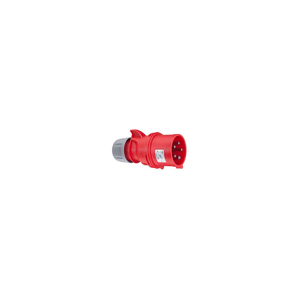 ABL CEE inverseur de phases 32A, 5 pôles 400V IP44 6h, plastique, rouge