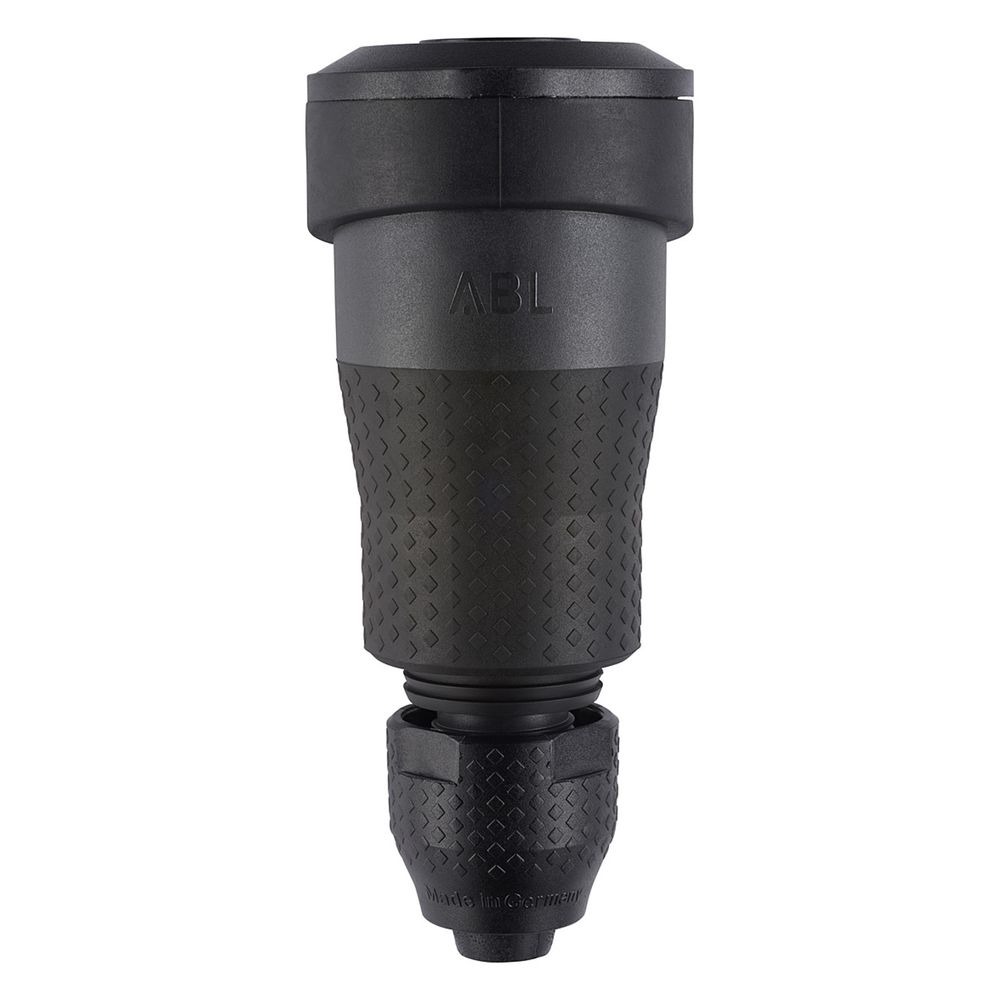ABL Prise de courant avec contact de protection Professional 1590, 250V 16A IP54, plastique, noir