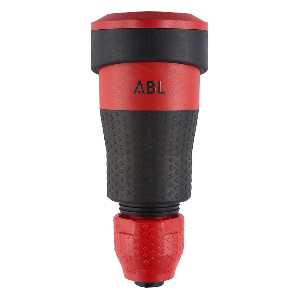 ABL Prise de courant avec contact de protection Professional 1590, 250V 16A, plastique, rouge