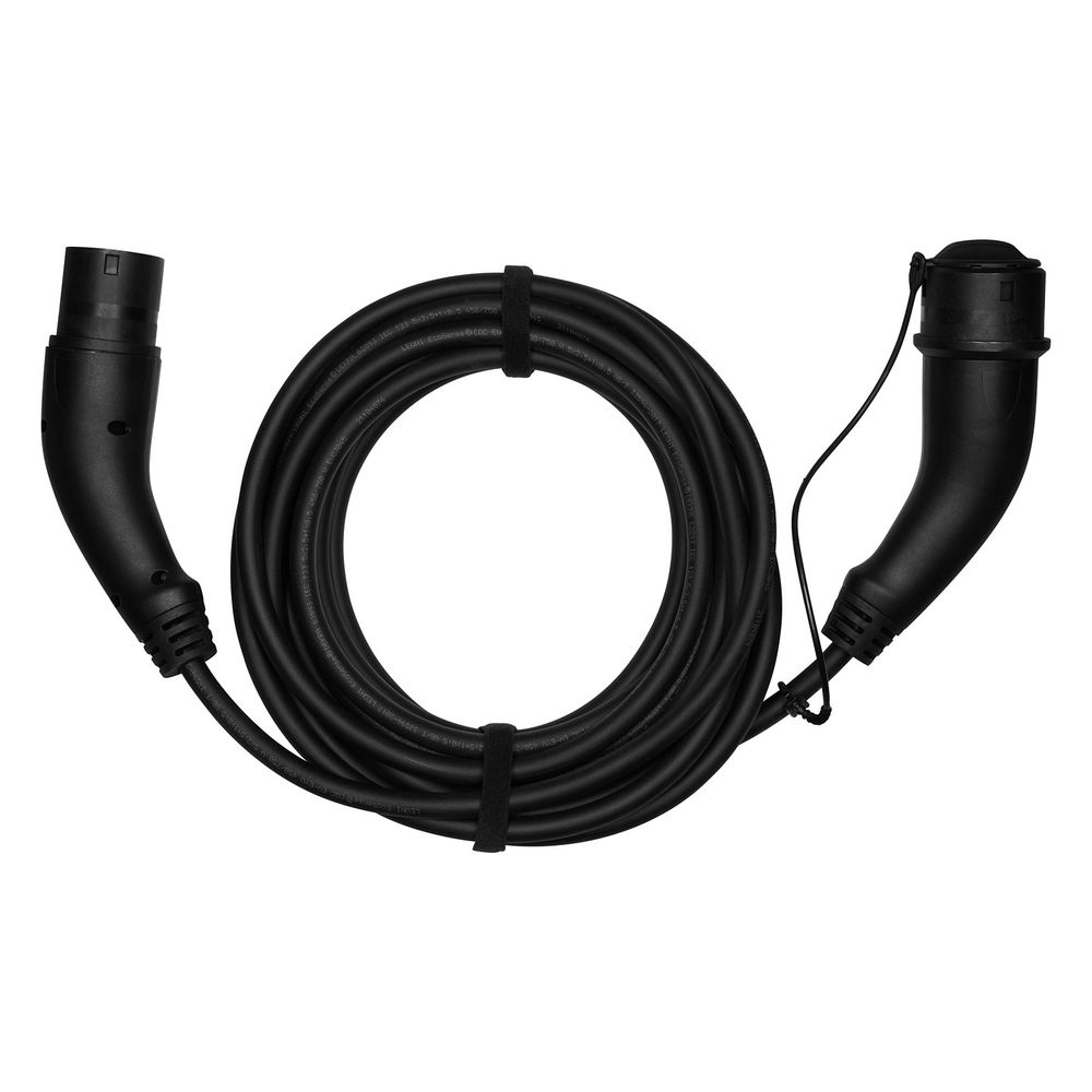 Câble de recharge ABL CC2050, triphasé 20 A, 11 kW, 5 m, droit, argenté