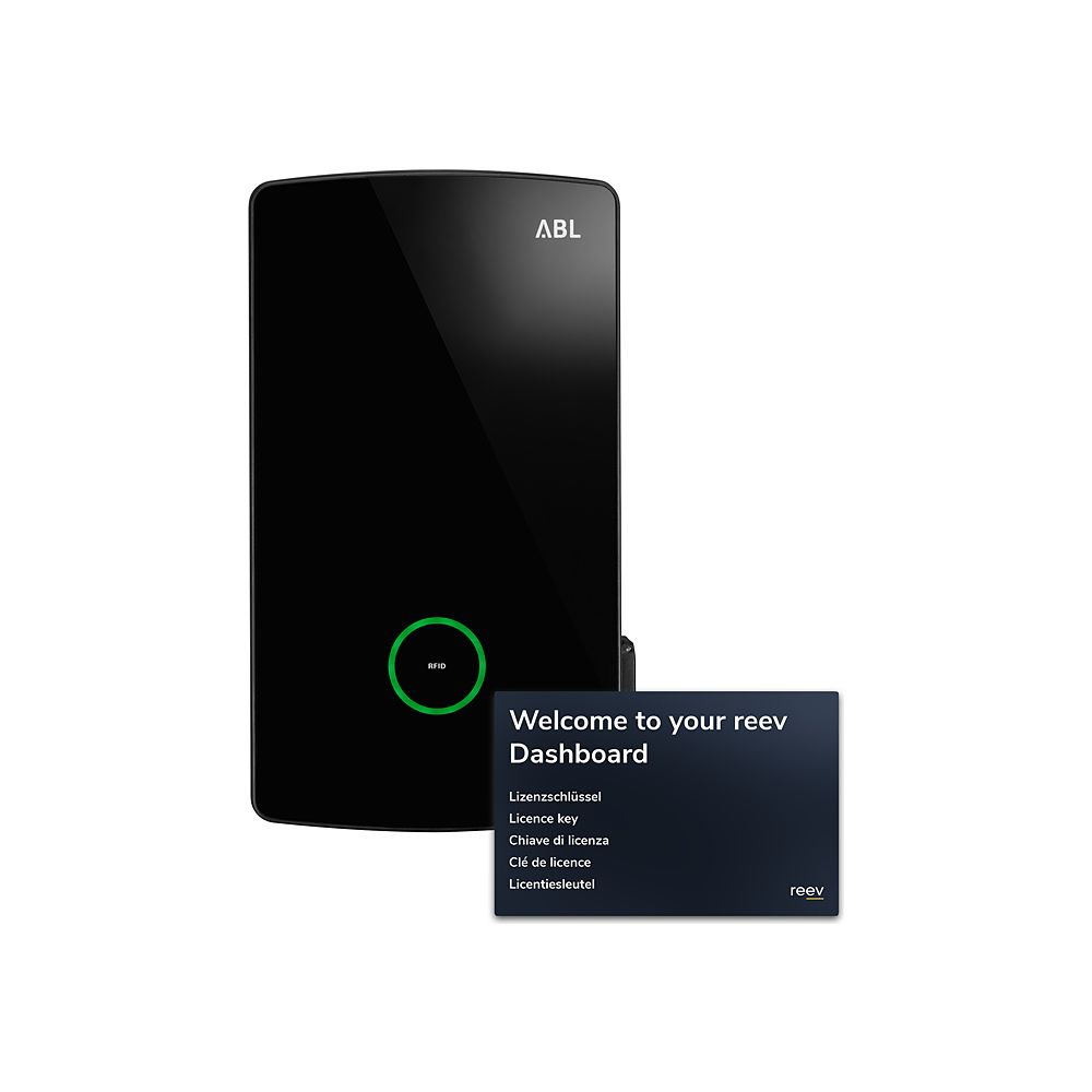 ABL Wallbox eM4 Single reev Extender, 22 kW, 516x306,5x145 mm, IP55, IK10