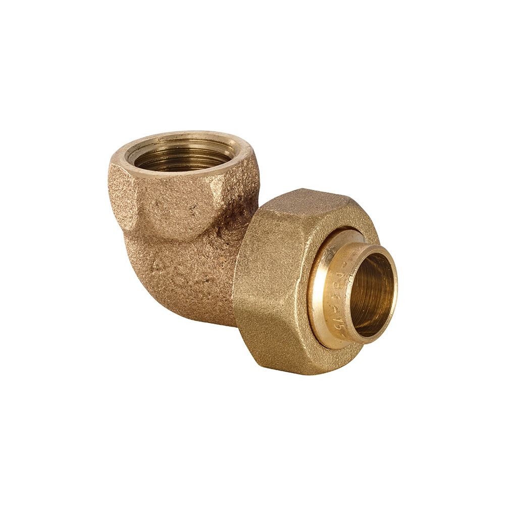 IBP Conex Bänninger Raccord d'angle à 90° conique étanche Série 4000, Modèle 4096G, 22 mm x Rp 3/4", Laiton rouge