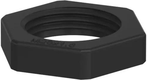 OBO Bettermann Écrou de blocage 116 M20, M20, 26 mm, Polyamide, noir