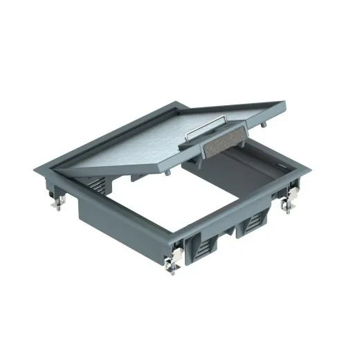 OBO Bettermann GES4 Insert d'appareillage, avec étrier de préhension, 217x217mm, gris fer (7405196)