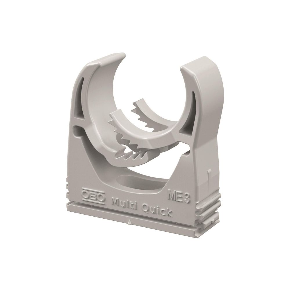 OBO Bettermann Collier de serrage Multi-Quick M-Quick M32, 25-32 mm, polyamide, gris clair
