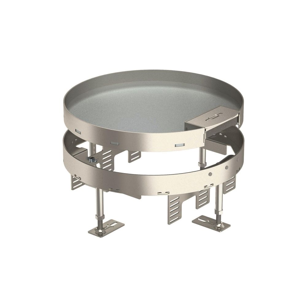 Cassette ronde OBO Bettermann RKS2 R9 V25, 110-155 mm, diamètre 305 mm, acier inoxydable