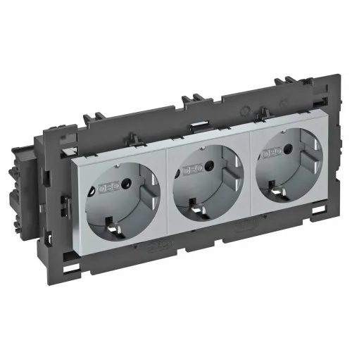 OBO Bettermann Prise 0°, 3-fach STD-D0C8 AL3
