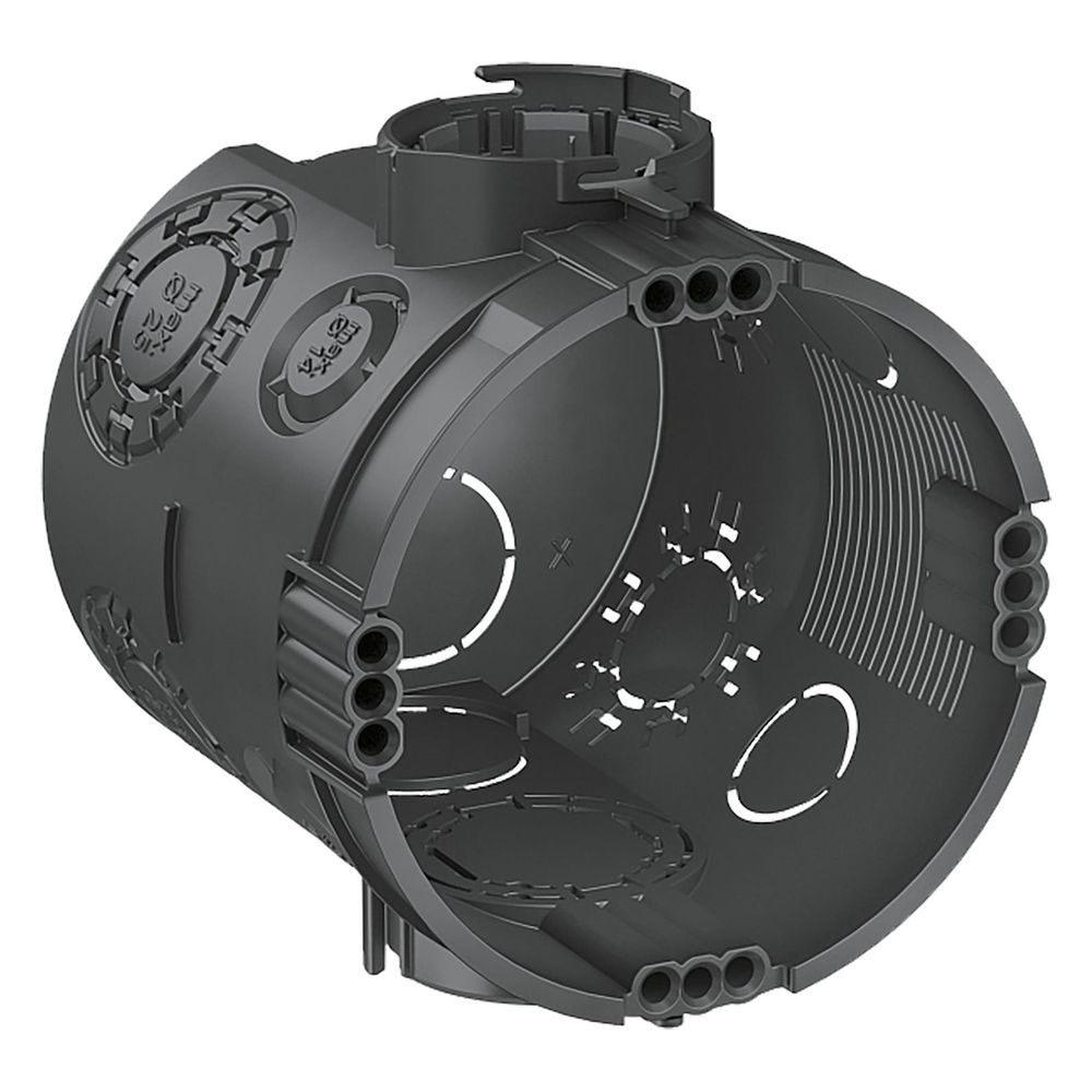 Boîte de connexion encastrée OBO Bettermann UG 66 ronde, 60 mm, 66 mm, plastique, noir
