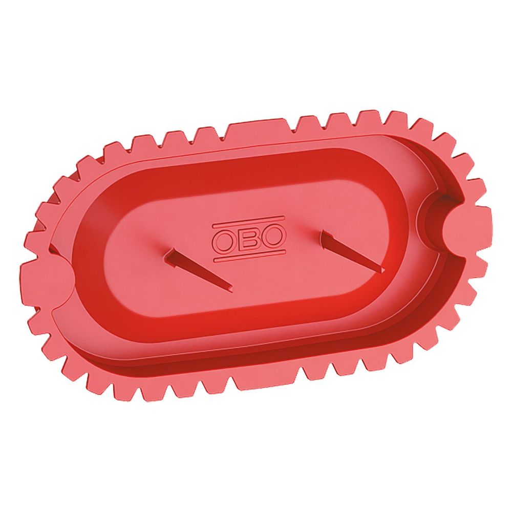 OBO Bettermann Couvercle de signalisation ZU 30-SDW, 7x35x65 mm, rouge