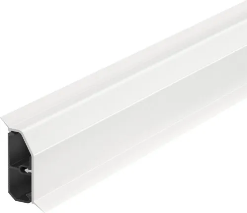 OBO Bettermann Goulotte de plinthe SLL 2050, 20x50 mm, PVC, blanc pur (6132212)