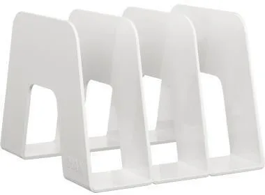 HAN Collecteur de catalogues SORTER 16200-12 3 compartiments max. 61 mm PS blanc
