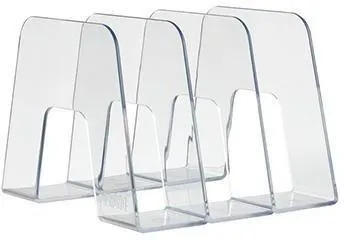 Collecteur de catalogues SORTER 16200-23 3 compartiments max. 61 mm PS transparent