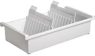 Boîte à fiches Han Karteitrog 956-0-11 DIN A6 horizontal max. 1300 fiches gris clair