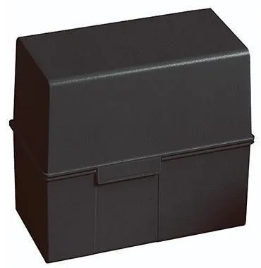 Boîte à fiches HAN 976-13 boîte à fiches noire capacité max. 400 fiches DIN A6 horizontal