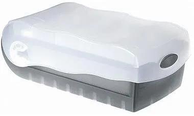 Boîte à fiches Han CROCO 998-693 DIN A8 PP gris translucide