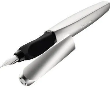 Stylo-plume Pelikan Twist P457 947101 M argenté