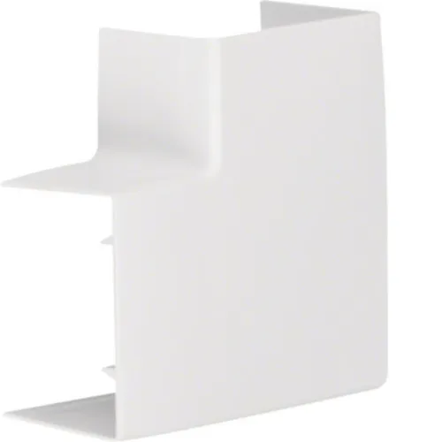 Hager Équerre plate collable sans halogène pour canal de pose LF/LFH 40x57 mm, blanc trafic (LFF4006059016)