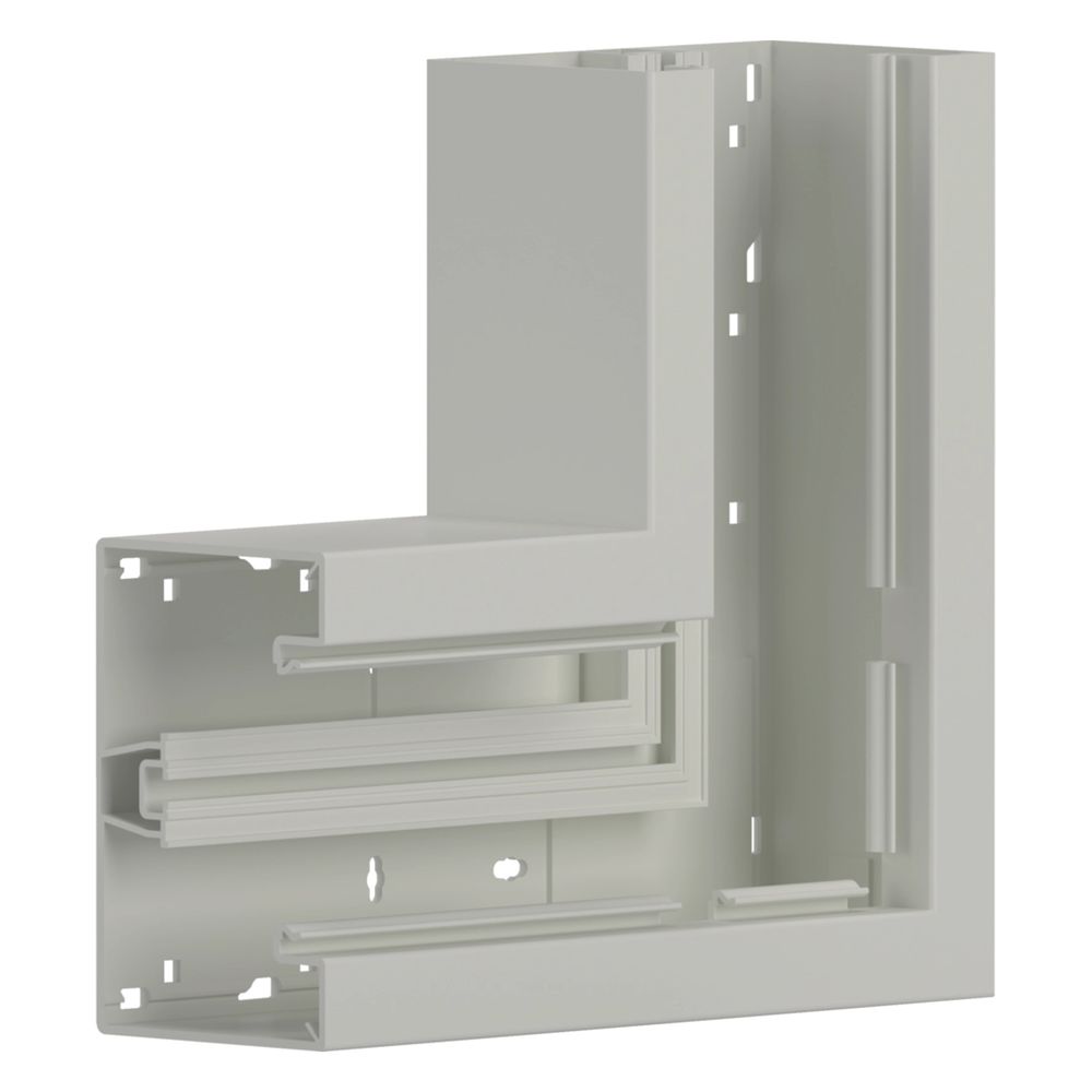 Hager Équerre plate en profil de base pour BR 85x130 mm dessus 80 mm en blanc trafic