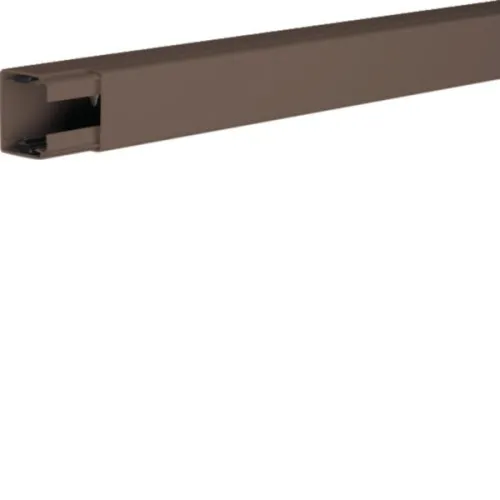 Goulotte de câblage Hager en PVC LF 40x40 mm marron
