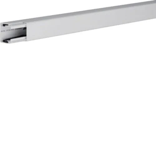 Goulotte de câblage en PVC Hager LF 30x30 mm gris clair