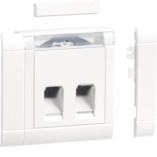 Kit d'encastrement données 2 RJ45 Tehalit GSETDM0429016