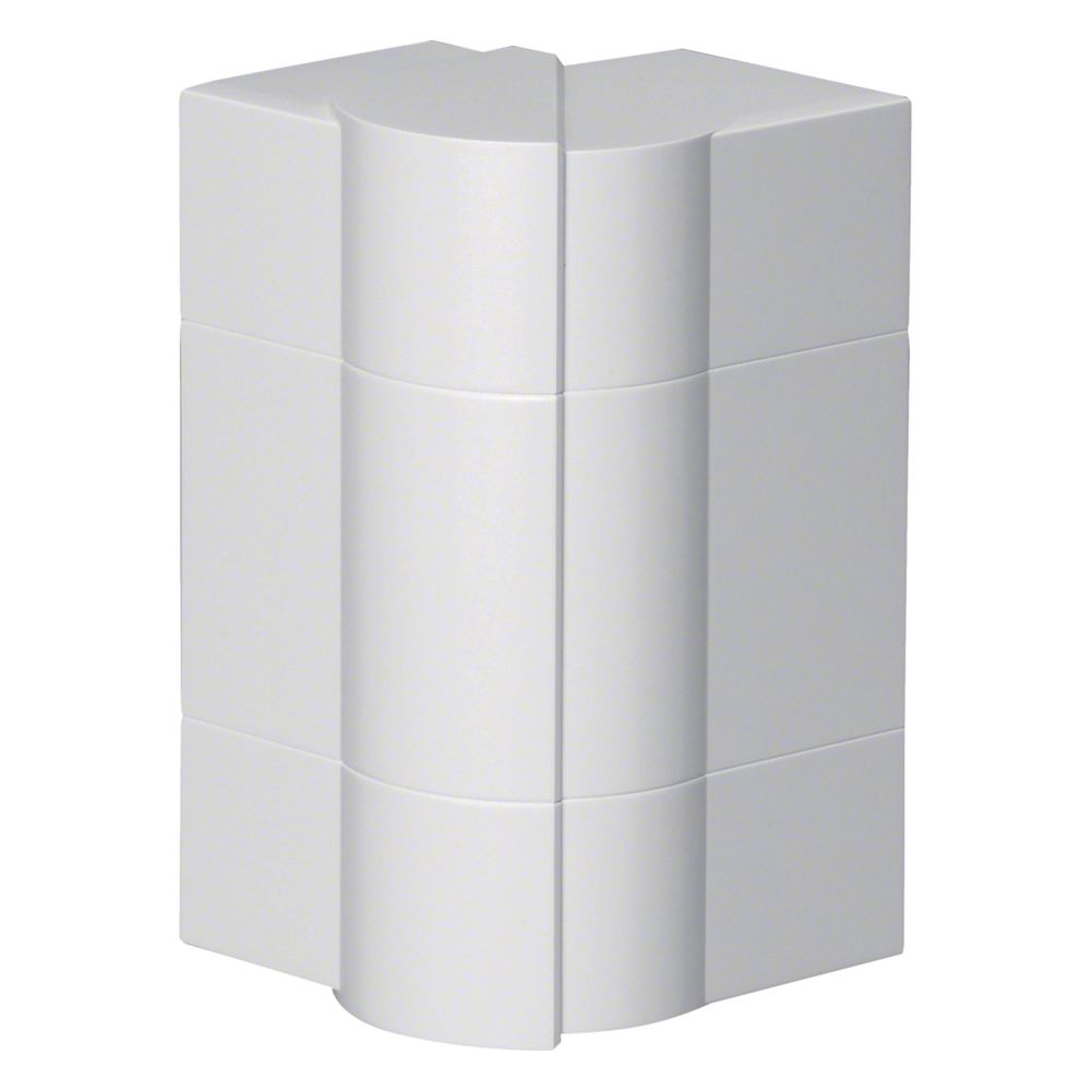 Coin extérieur réglable Hager pour goulotte de seuil BR/H/N/A/S 68x170mm partie supérieure 80mm HFR blanc trafic