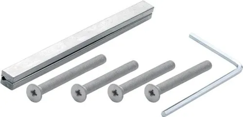 Kit de fixation Hoppe 10 mm 87-97 mm zingué 12119131