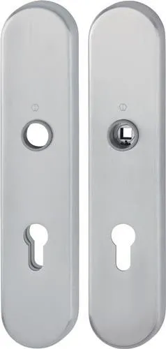 Hoppe Paire de plaques de verrouillage longues F69 VA et F69 PZ 72mm