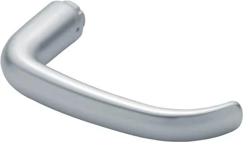Pièce de trou de serrure pour poignée de porte Hoppe 1301 Alu.F1/naturel 4-KT.8mm DIN L/D