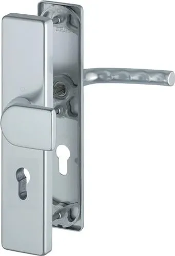 Garniture de protection Birmingham 78G/2222A/2440/1117 en aluminium F1 72 mm 37-42 mm HOPPE