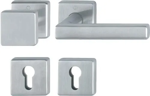Garniture FS Dallas FS-E43L/52/52S/1643 VA F69 D/K TS 40-65mm PZ carré (Hoppe)