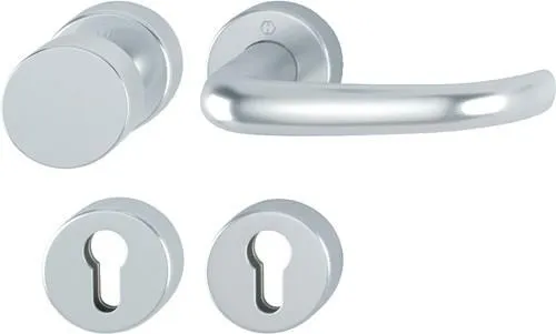 Garniture de protection incendie San Fran. FS-E58/42H/42HS/1301 VA F69 D/K TS 40-65mm PZ rond HOPPE