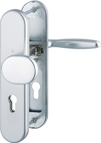 Garniture de protection HOPPE Verona 86G/3331/3310/1510 Alu.F1 72 mm pour portes de 42-47 mm