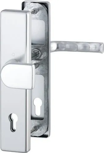 Garniture de protection Hoppe London 78G/2221/2410/113 en aluminium F1 92 mm (66-71 mm)
