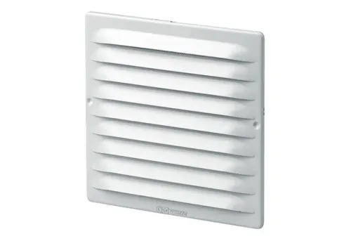 Grille extérieure Maico, carrée MGE 80/125 blanc