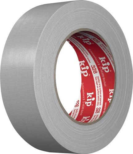 Ruban adhésif en tissu Extra 328 gris clair L.25m l.24mm Rl.KIP — lot de 12 pièces