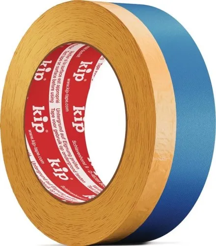 Bande de masquage Kip 367 WASHI-TEC® MULTI-TAPE lisse jaune/bleu L.25m x l.36mm