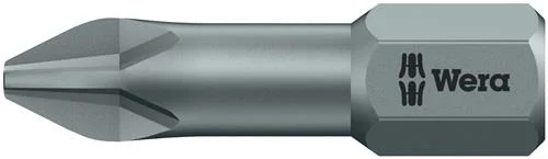 Wera 851/1 TZ Mèche Phillips TZ, longueur 1 pouce — lot de 10 pièces