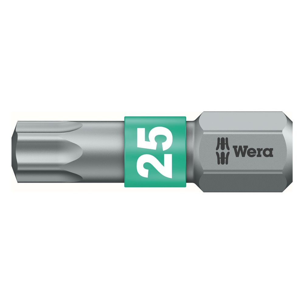 Wera Innensechsrund-Bit 867/1 BTZ, TX 25, 25 mm, 1/4"-six pans, 05066126001
