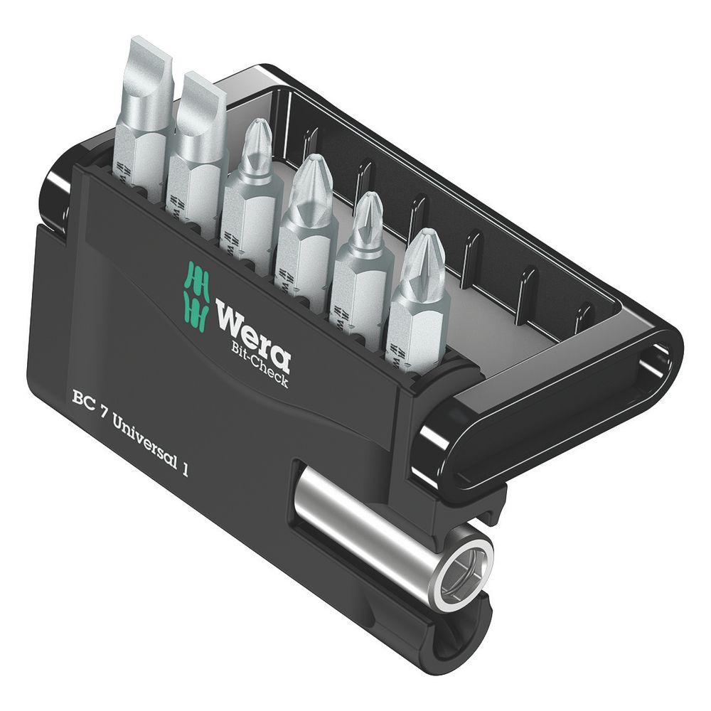 Wera® Bit-Check 7 Universal 1, 7 pièces