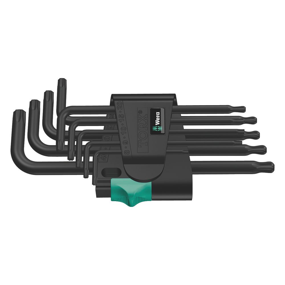 Set de clés Allen 9 pièces Wera 967/9 TX 1 BlackLaser