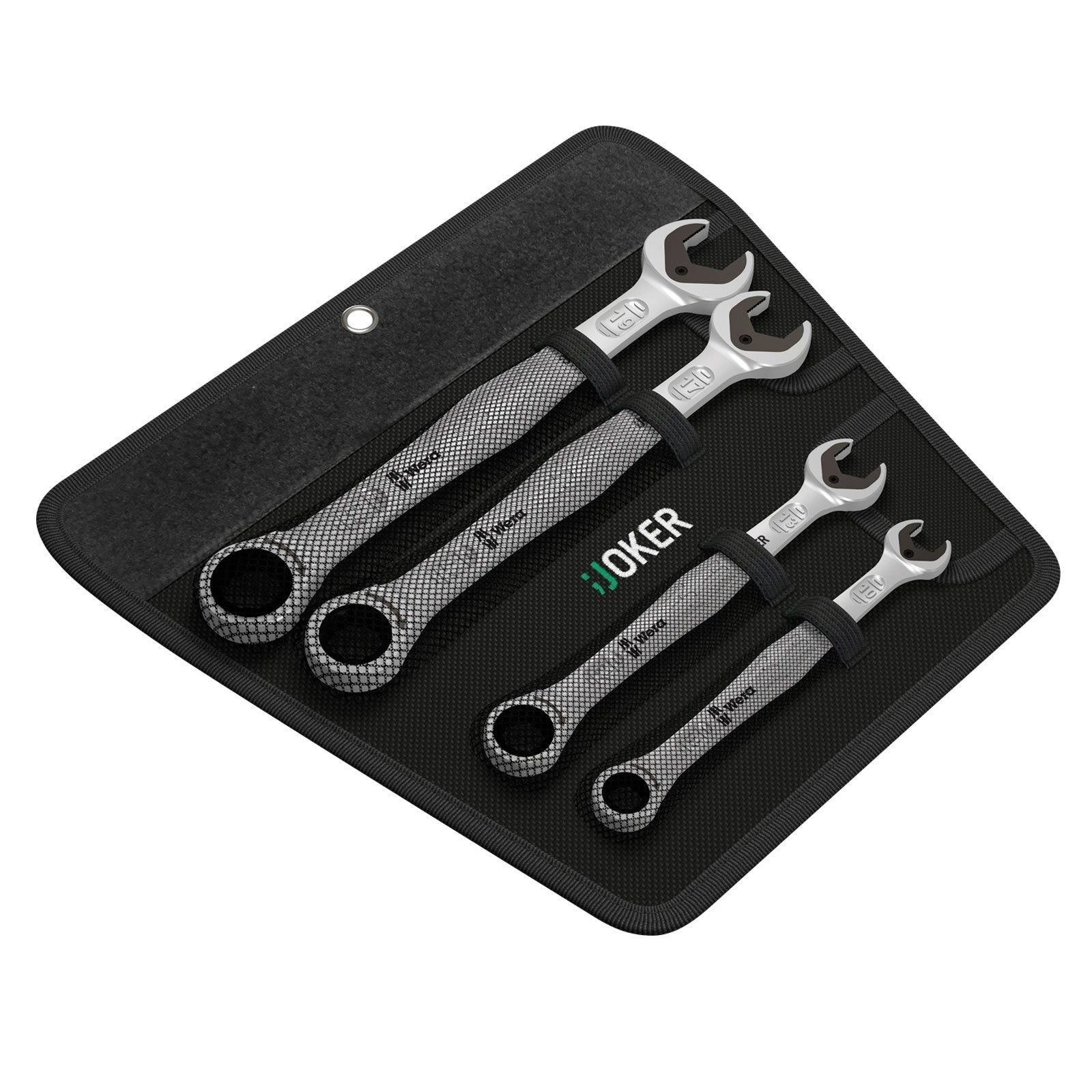 Clé à cliquet mixte 6 pièces Wera 6000 Joker (10, 13, 17, 19 mm) — lot de 6 pièces