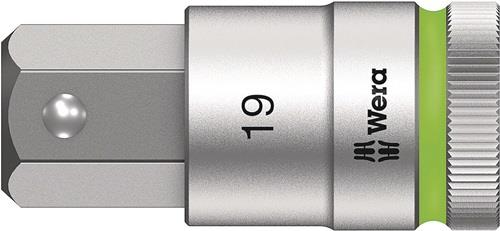 Wera 8740 C HF Zyklop Douille à cliquet avec entraînement 1/2" et fonction de maintien