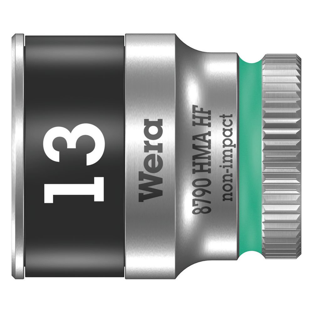 Wera Douille hexagonale 8790 HMA HF, 13 mm, 1/4", 23 mm, chromée mate, 05003728001